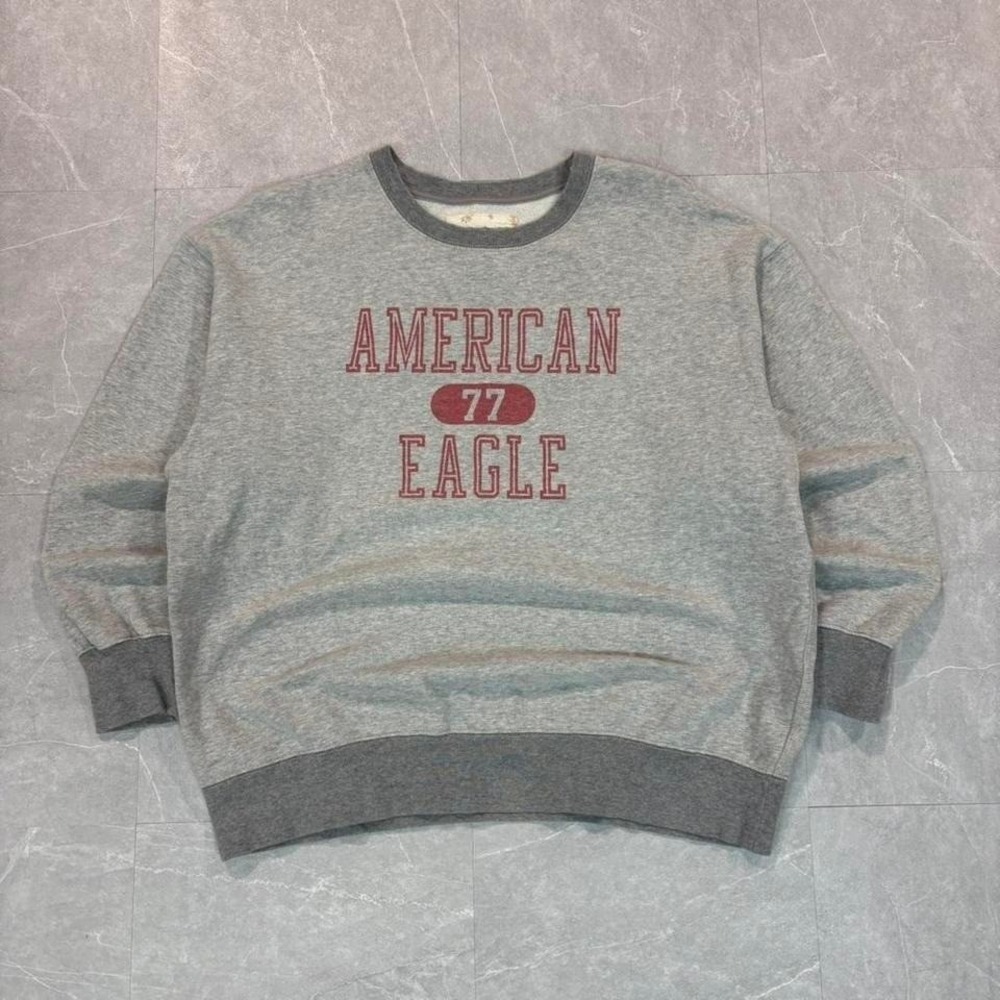 American Eagle grey crewneck sweatshirt Size M #americana